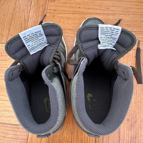 Nike Dunk Sky Hi Essential Green Wedges 8.5 - Picture 7 of 10